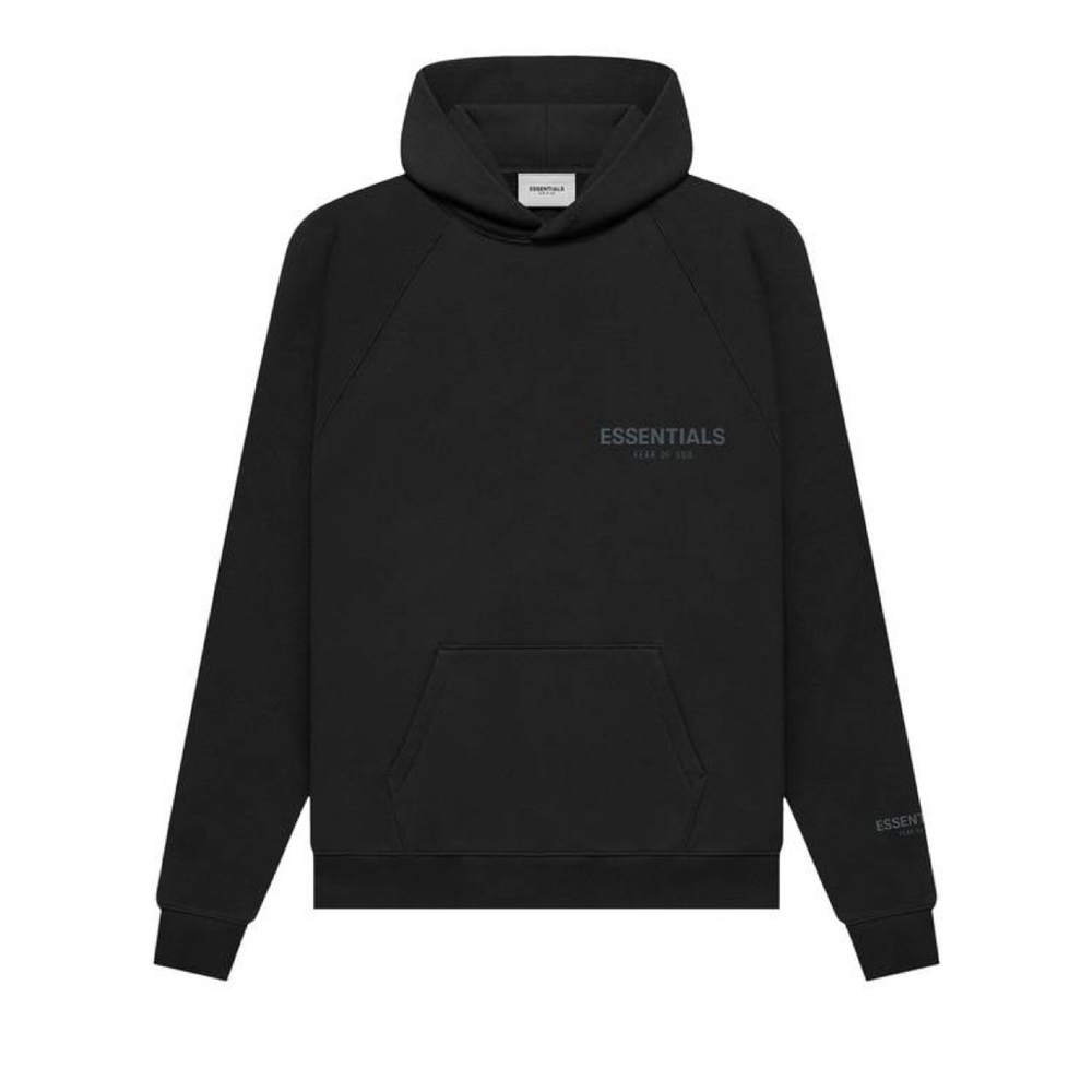 Essentials Fear of God black hoodie.